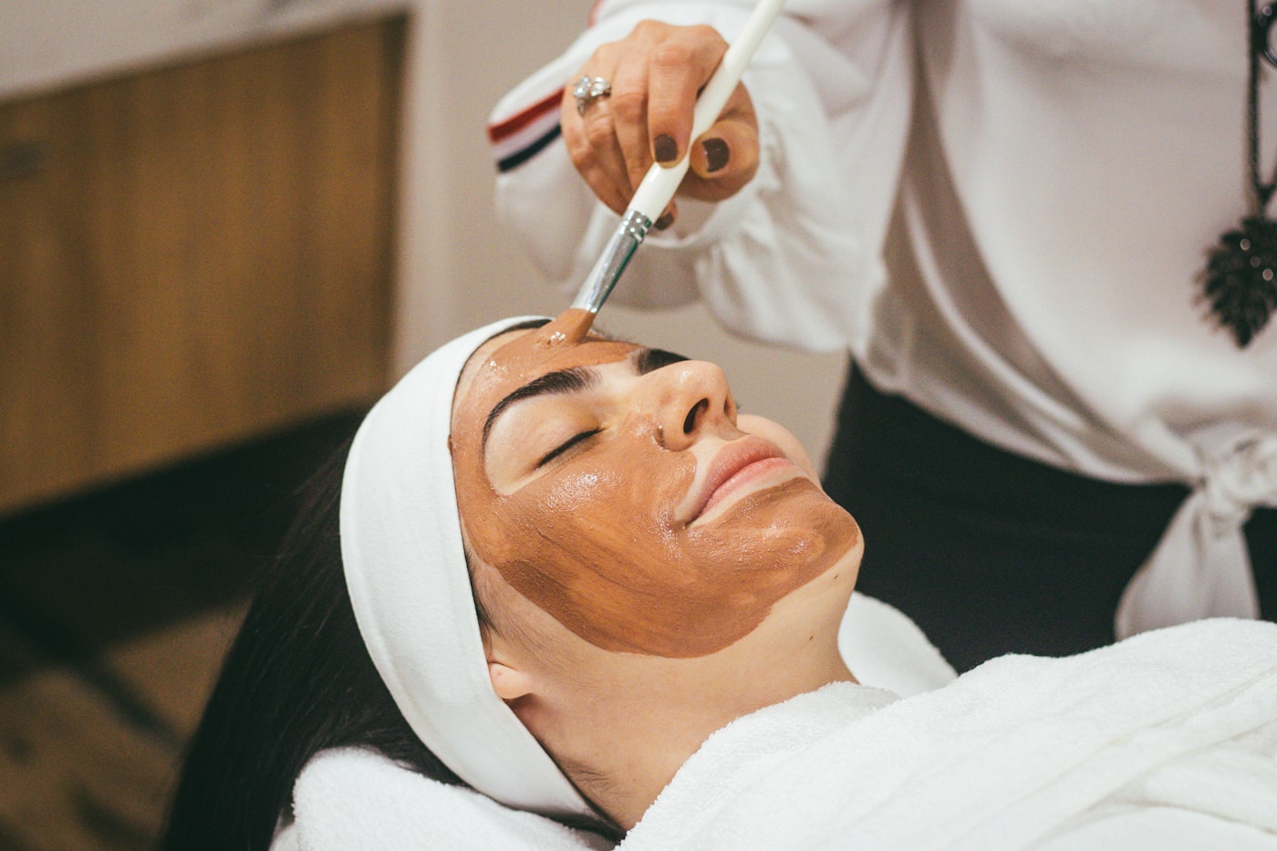 A calm skincare ritual